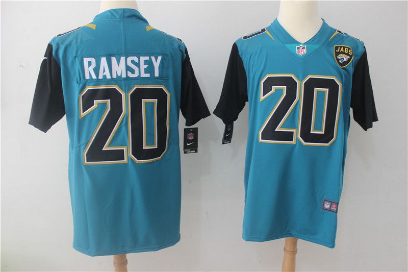 Men Jacksonville Jaguars #20 Ramsey Green Nike Vapor Untouchable Limited NFL Jerseys->->NFL Jersey